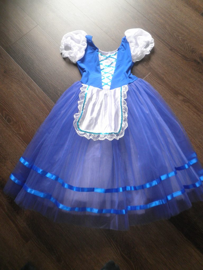 Mc Preloved Solo Tilly Peasant Royal Blue Romantic Tutu Size G