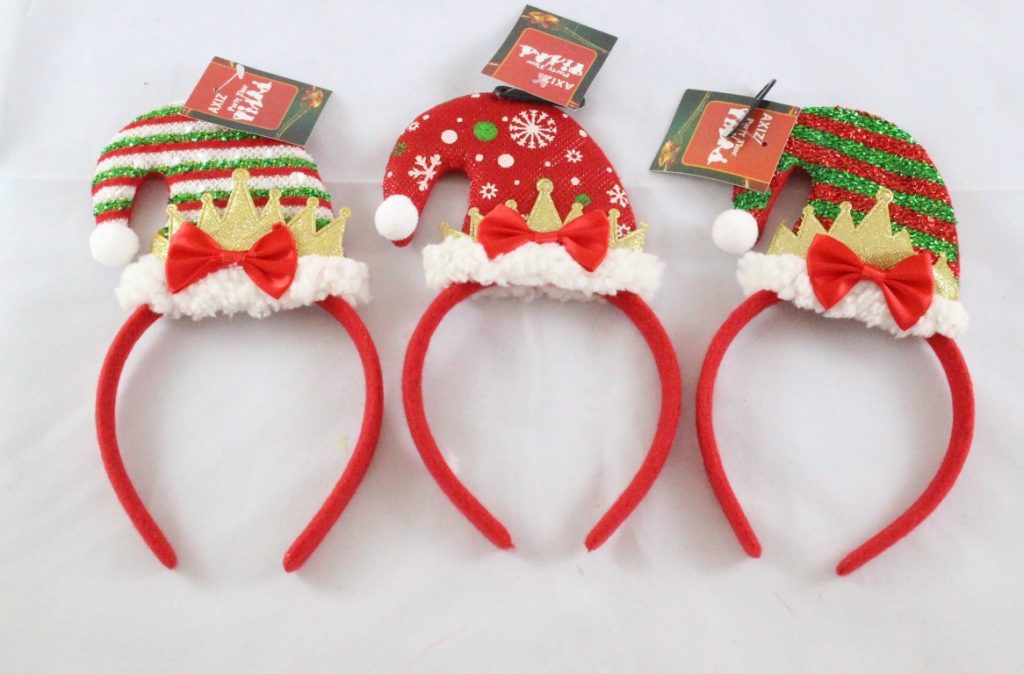 New Mini Santa Hats on Headbands Mixed styles | Dance Costume Supplies