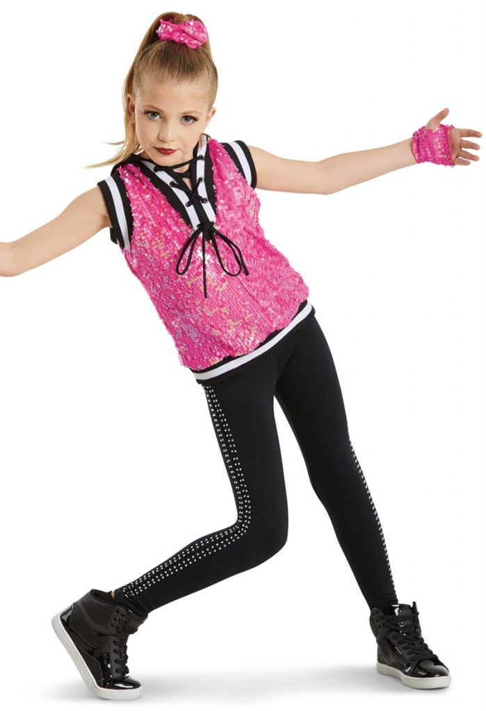 IC New Solo Weissman Cerise Pink & Black Hip Hop Costume Size IC with ...