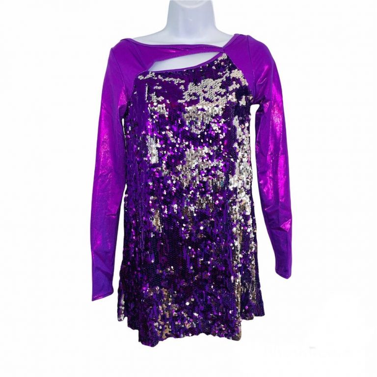 MA New Solo Curtain Call Purple Lyrical Costume “Adornment” Size AM ...