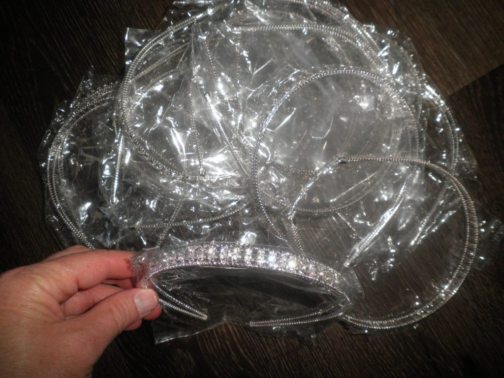 New Silver Rhinestone Sparkle Headbands | Dance Costume Supplies