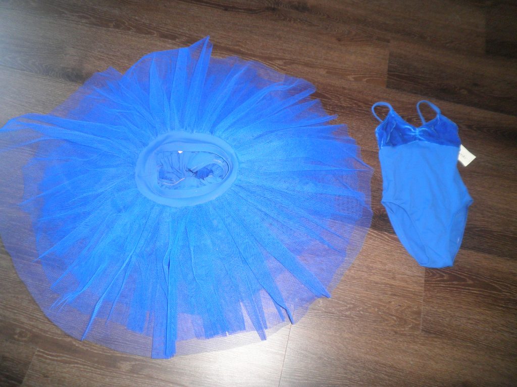 MC / LC New Energetiks Royal Blue Leotard and 1/2 Tutu Dance Costume