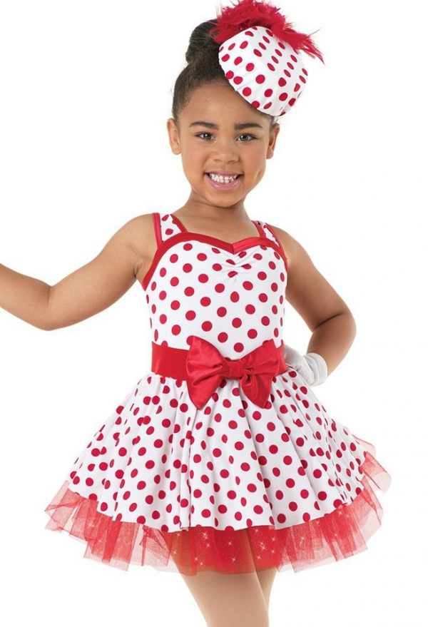 Lc New Solo Weissman Red And White Polka Dot Tutu Costume Size Lc Dance Costume Supplies 2813