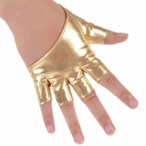 New Set Gold Fingerless Gloves (Set of 3)