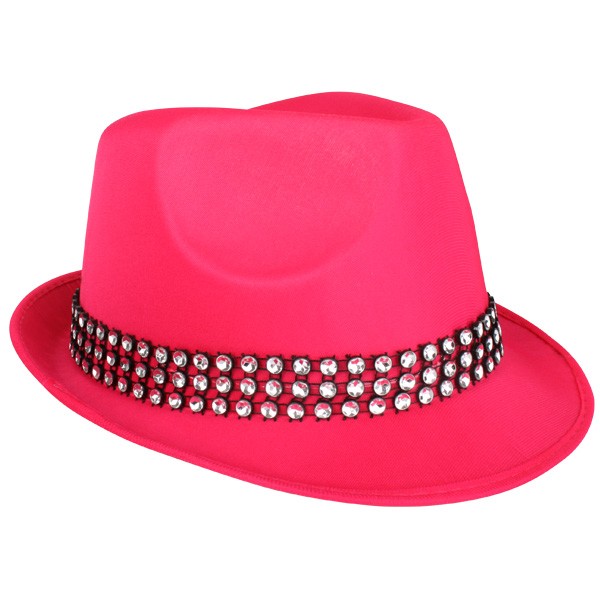 New Set Pink Hats with Sparkle Studs (Set of 5)